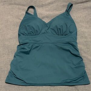Knix Teal Swim Top